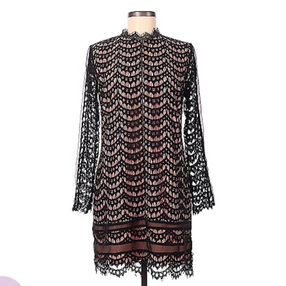 Adelynn Rae cocktail lace shift dress size m. Excellent condition.